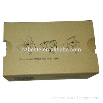 Google cardboard VR headsets in brown Google cardboard vr headsets 3D Glasses